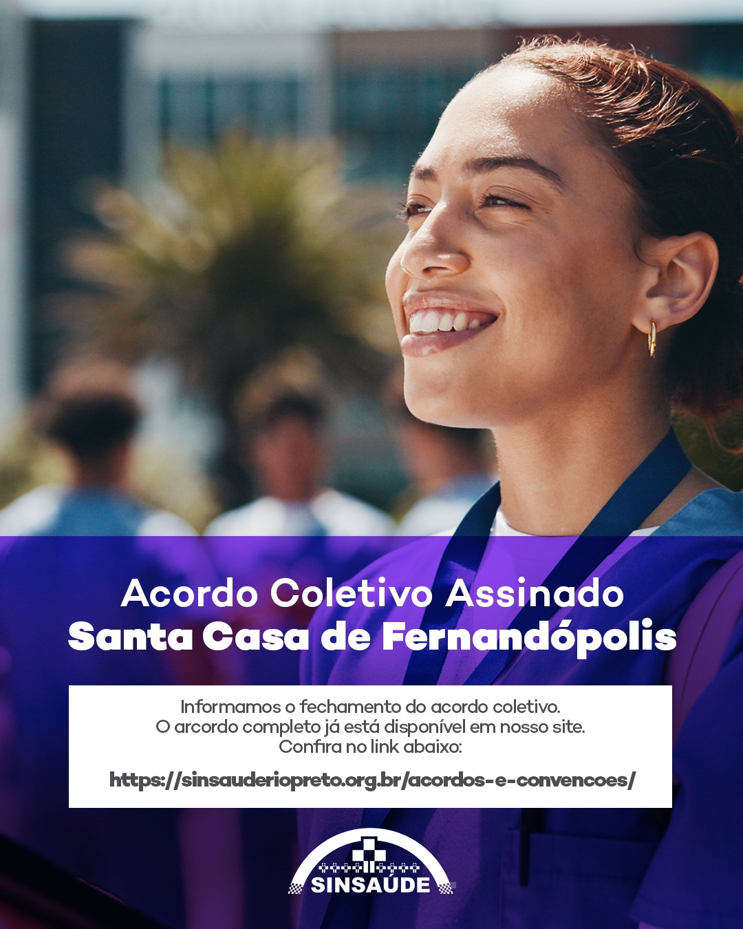 O SinSaúde concluiu as negociações e assinou o Acordo Coletivo da Santa Casa de Fernandópolis 2026/2027.