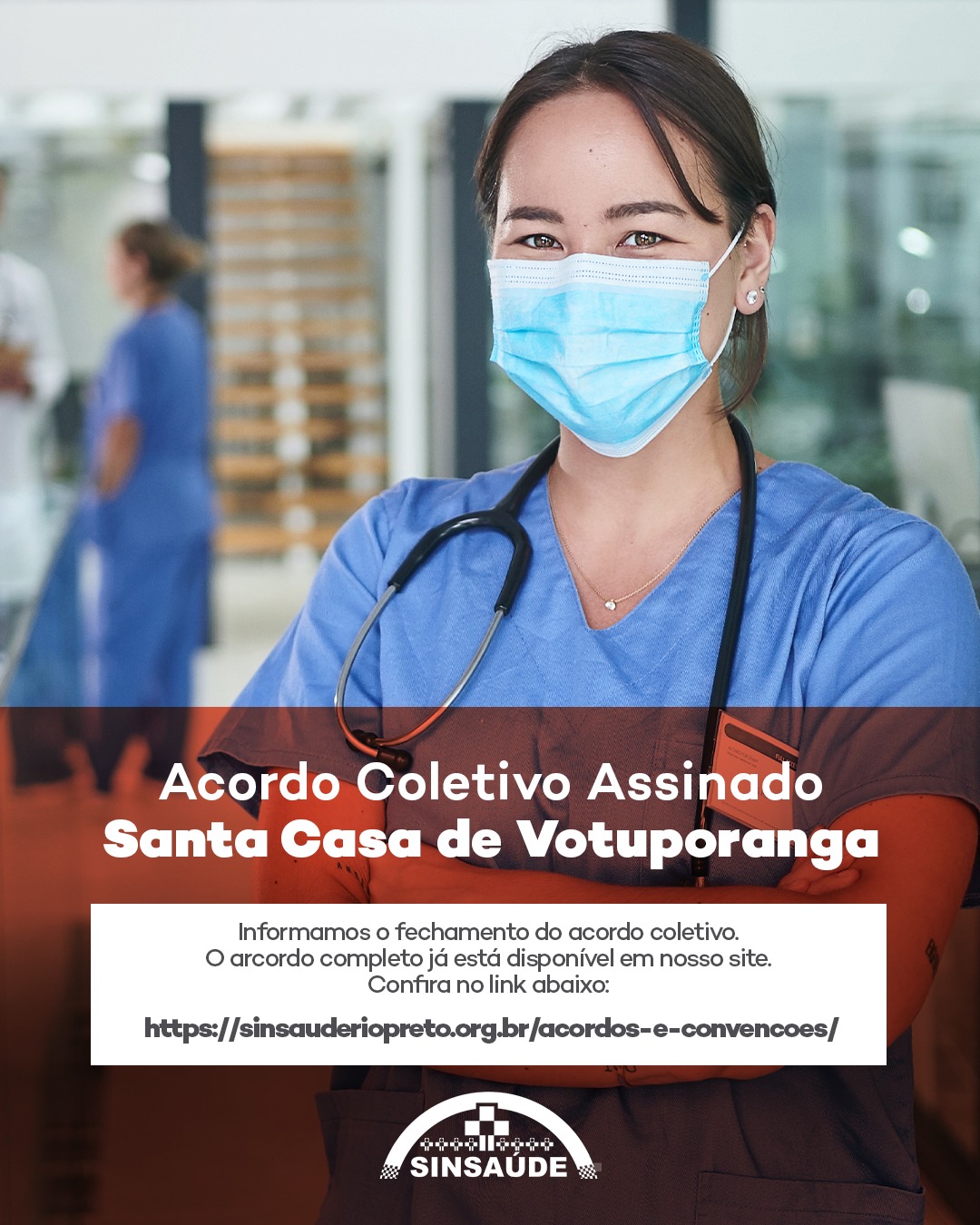 O SinSaúde concluiu as negociações e assinou o Acordo Coletivo da Santa Casa de Votuporanga 2026/2027.