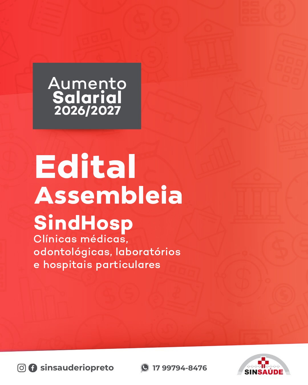 Edital Assembleia Aumento Salarial – SindHOSP 2026-2027