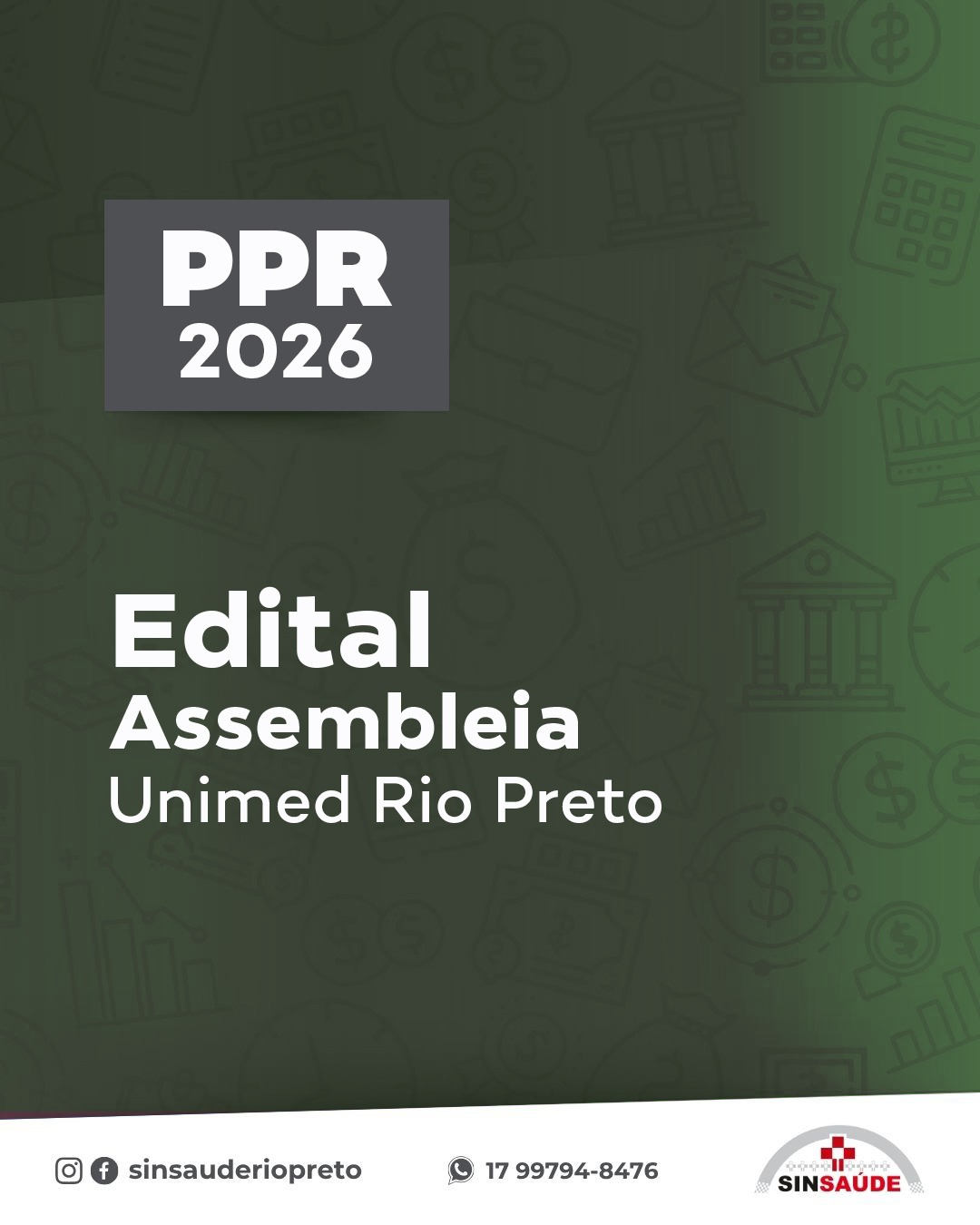 EDITAL DE CONVOCAÇÃO – PPR UNIMED RIO PRETO